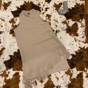 Naked Zebra dress with frills